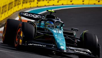 Fernando Alonso (Aston Martin AMR23). Miami, Estados Unidos. F1 2023.