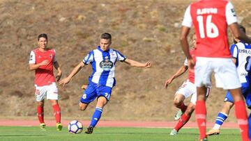 El Braga supera al Deportivo en un amistoso con tangana