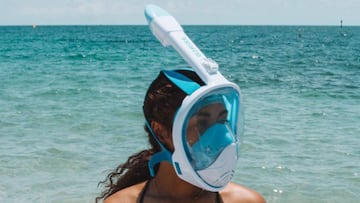 Máscara de snorkel antivaho en Amazon