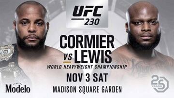 UFC 230: horario, TV, cartelera y c&oacute;mo ver en vivo y online