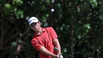 RIO GRANDE, PUERTO RICO - MARCH 06: Angel Ayora of Spain practices prior to the Puerto Rico Open at Grand Reserve Golf Club on March 06, 2024 in Rio Grande, Puerto Rico.   Jonathan Bachman/Getty Images/AFP (Photo by Jonathan Bachman / GETTY IMAGES NORTH AMERICA / Getty Images via AFP)