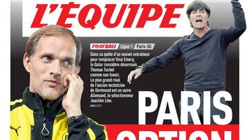 Portada de L'Équipe del viernes 30 de marzo de 2018.