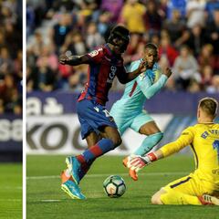 Locura total de partido: vean los hat-tricks de Boateng y Coutinho