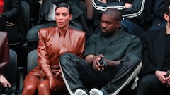 Imagen de Kim Kardashian y Kanye West.