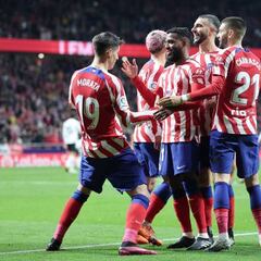 El Atlético se lo pasa en grande