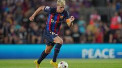 Sergi Roberto of FC Barcelona  during the UEFA Champions League match between FC Barcelona and Viktoria Plzen, Group C, played at Spotify Camp Nou Stadum on Sep 7, 2022 in Barcelona, Spain. (Photo by Colas Buera / Pressinphoto / Icon Sport)