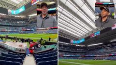 Un periodista americano se queda ‘petrificado’ al pisar el Bernabéu: tienen que verlo