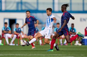 Juan Muñoz, en un lance del partido. 