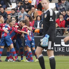 El Levante domina el derbi femenino de Valencia