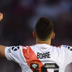 Rafael Santos Borré, por su quinto título con River Plate