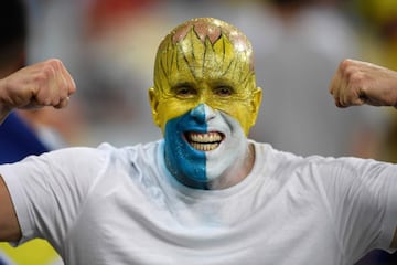 Copa América: belleza y color en el duelo entre Chile y Uruguay
