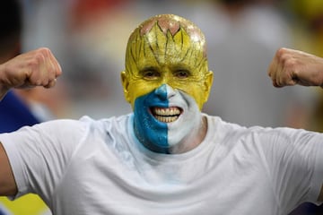 Copa América: belleza y color en el duelo entre Chile y Uruguay