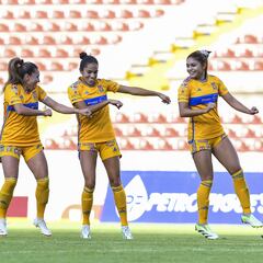 Maricarmen Reyes guía a Tigres para golear al Querétaro