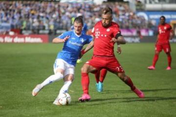 Vidal es protagonista en el duelo entre Bayern Múnich y Darmstadt.