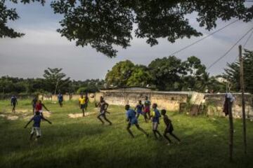 Fútbol en Franceville una de las ciudades más grandes de Gabón 