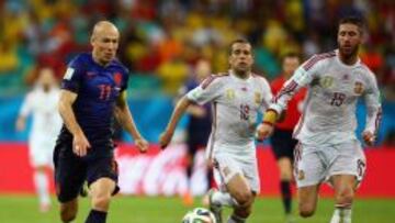 Robben, el más rápido: contra España corrió a 37 km por hora