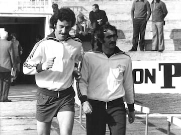 Pirri con Vicente del Bosque. 