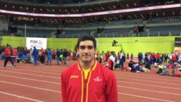 Jorge Ureña, nuevo plusmarquista español en heptatlón.