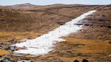 Pista de esqu&iacute; de Afriski Mountain Resort, la &uacute;nica estaci&oacute;n del &Aacute;frica subsahariana.