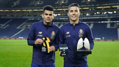 Matheus Uribe y Luis Díaz en el Porto