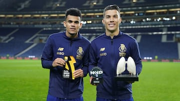 Matheus Uribe y Luis Díaz en el Porto