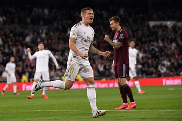 Kroos empató 1-1 para el Real Madrid.