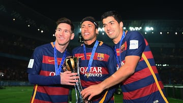 The World Cup winner was asked about the prospect of reuniting the famous Messi-Suárez-Neymar trident that led Barcelona to the Champions League.