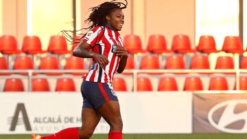 Ludmila, jugadora del Atlético.