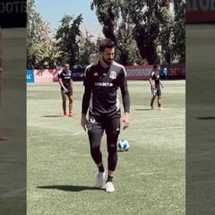De Paul sorprende a todos en la práctica de Colo Colo: ¡fue el goleador!