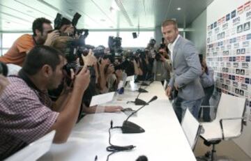 David Beckham generó una gran expectación cuando se despidió.