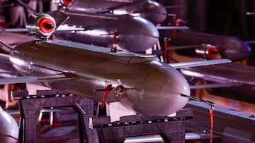 A view shows new Ukrainian-made drone-missiles Peklo during an exhibition dedicated to the Day of Ukrainian Armed Forces, amid Russia's attack on Ukraine, in Kyiv, Ukraine December 6, 2024. REUTERS/Valentyn Ogirenko