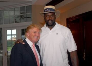 Shaquille O'Neal con Donald Trump.