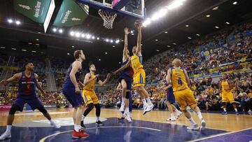 08/04/18 BALONCESTO BASKET
PARTIDO LIGA ACB LIGA ENDESA
HERBASLIFE GRAN CANARIA - BARCELONA LASSA
ADAM HANGA ANTE TOMIC