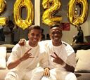 Rodrygo y Vinicius brindaron por un 2020 lleno de goles y éxitos