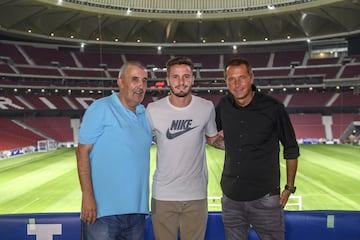 Manuel Esteban 'Manolete', Saul Ñíguez y Manu Carreño.