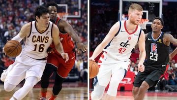 Cedi Osman y Davis Bertans.