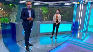 La muerte de Mauro Viale, sumada al aumento sostenido de contagios, impulsó a periodistas a salir al aire con tapabocas.