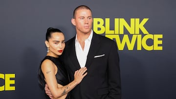 Director Zoe Kravitz and Cast member Channing Tatum attend the premiere of the film "Blink Twice" at the Directors Guild of America in Los Angeles, California, U.S., August 8, 2024. REUTERS/Mario Anzuoni