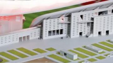 <b>UN PATROCINADOR LE PONDRÁ NOMBRE. </b>La fachada principal llevará el nombre de alguna marca, de algún patrocinador. De hecho, los dirigentes del Atlético ya presentaron el proyecto del estadio en los viajes que han hecho por Abu Dhabi y por China. El Atlético tiene tiempo para negociar.