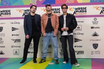 Marlon a su llegada al photocall de LOS40 Music Awards.