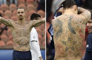 El pasado a?o luci¨® el torso completamente cubierto con los nombres tatuados de 50 personas, como forma de llamar la atenci¨®n sobre los 850 millones de personas que pasan hambre en el mundo. Eran falsos tatuajes que se fueron con la ducha tras haber cumplido su misi¨®n de acaparar la atenci¨®n de todas las portadas.