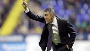 El técnico del Levante UD, Lucas Alcaraz.