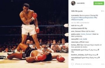 The world of football pays tribute to Muhammad Ali