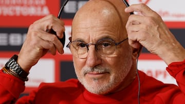 El entrenador de la selección española, Luis de la Fuente.