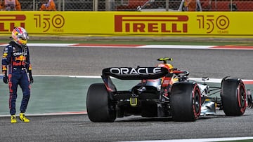 Sergio P&eacute;rez (Red Bull RB18). Sakhir, Bahr&eacute;in. F1 2022.