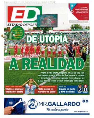 Portadas de la prensa deportiva