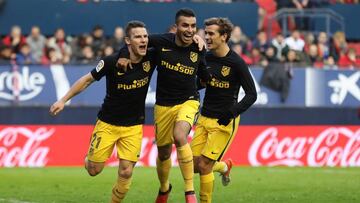 Moya and Griezmann start for Atletico Madrid in Sevilla