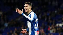 Mario Hermoso, que habr&iacute;a llegado a un acuerdo con el Atl&eacute;tico, en el Espanyol-Celta.