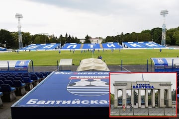 Está ubicado en la actual localidad rusa de Kaliningrado (antes llamada Königsberg) y fue construido como estadio multiusos en 1892, cuando era parte del territorio del Imperio Alemán. Ha sido la casa del FC Baltika Kaliningrado hasta la construcción del Estadio de Kaliningrado en 2018. 
