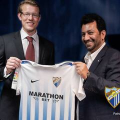 Marathonbet, patrocinador del Málaga hasta el año 2018